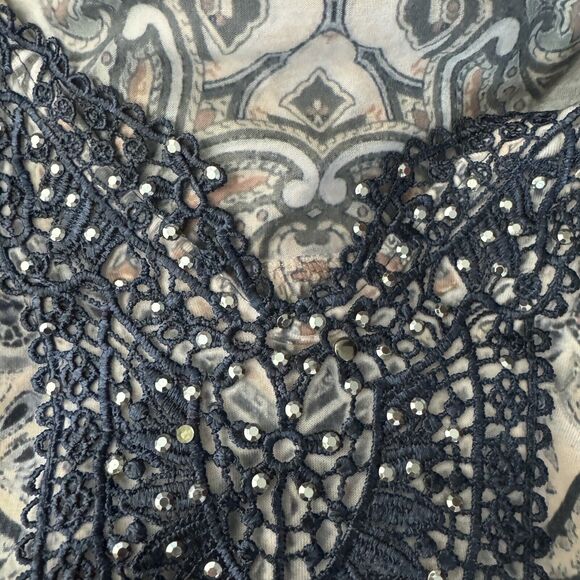 Live and Let Live Shirt Womens Large Pink Sublimation Colorful Art Boho Bohemian - Picture 7 of 10